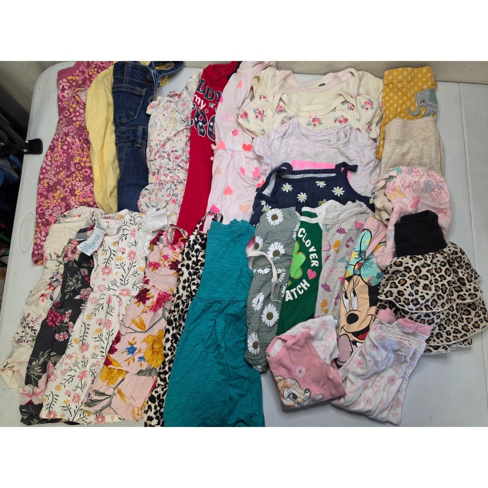 26pc Baby Toddler Girls Clothing lot size 18 months